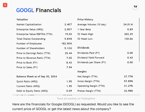 StockBot – screenshot 3