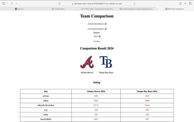 mlb-team-team – screenshot 2