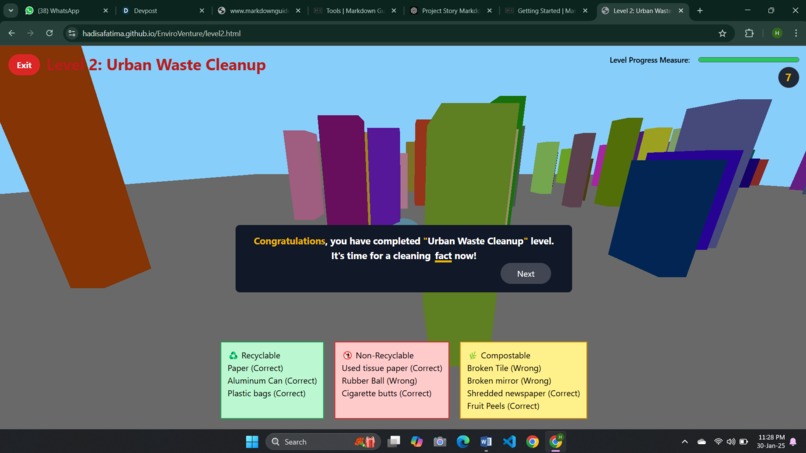 EnviroVenture: Climate Change Awareness Game – screenshot 2