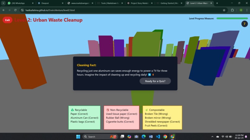 EnviroVenture: Climate Change Awareness Game – screenshot 3
