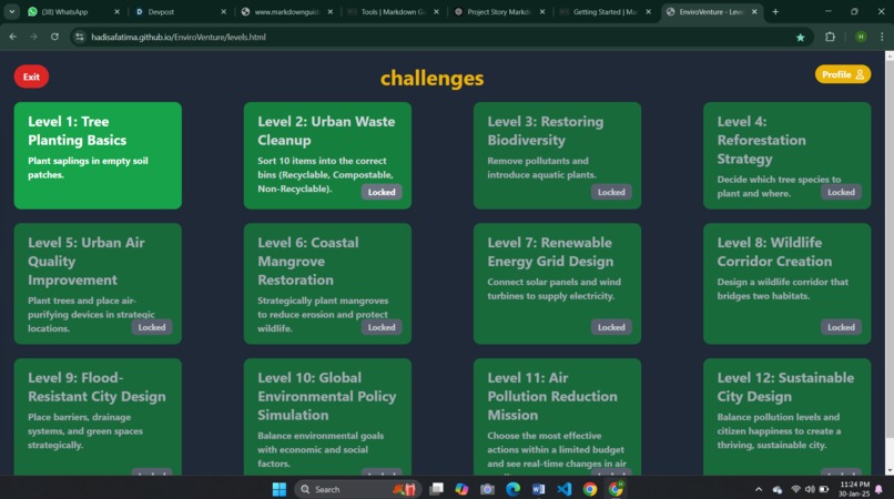 EnviroVenture: Climate Change Awareness Game – screenshot 5
