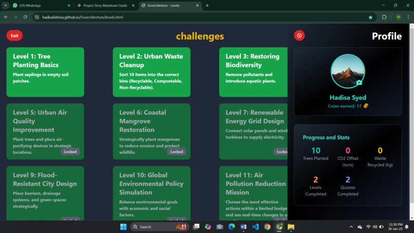 EnviroVenture: Climate Change Awareness Game – screenshot 7