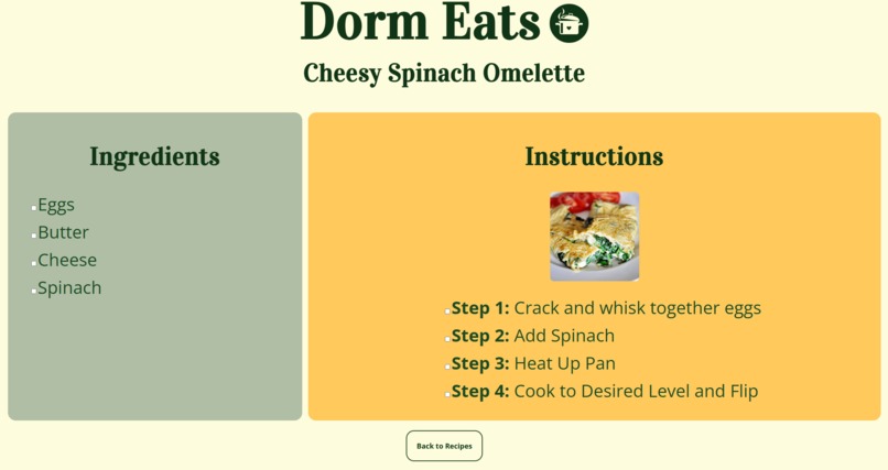 Dorm Eats – screenshot 3