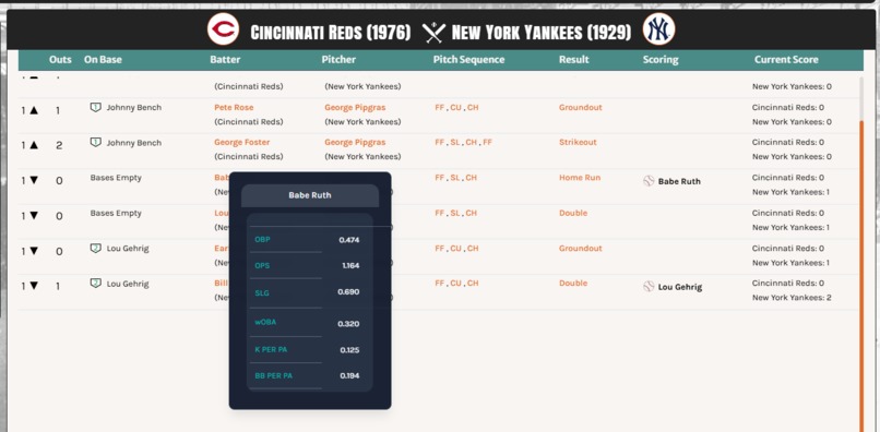 Historic Matchup Simulator – screenshot 4