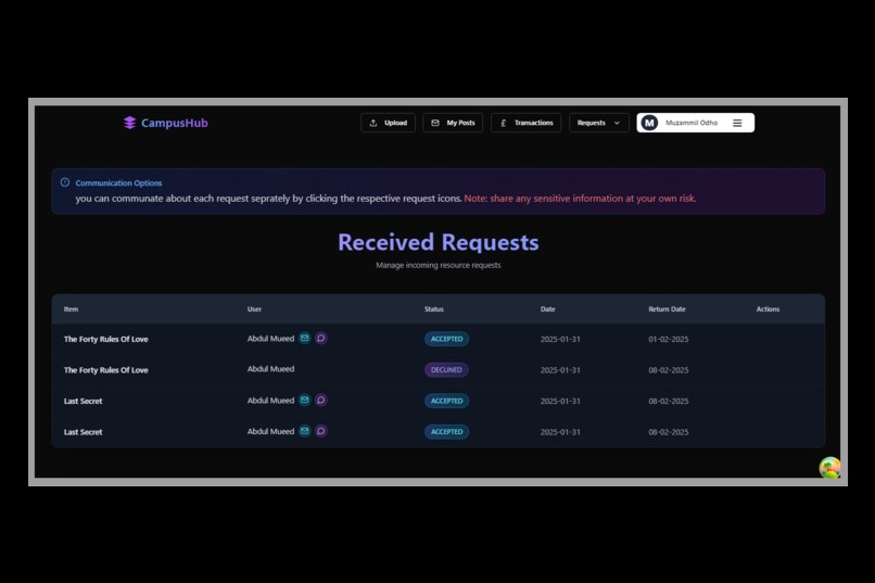 CampusHub – screenshot 3