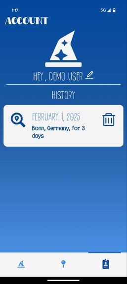 Travel Wizard – screenshot 1
