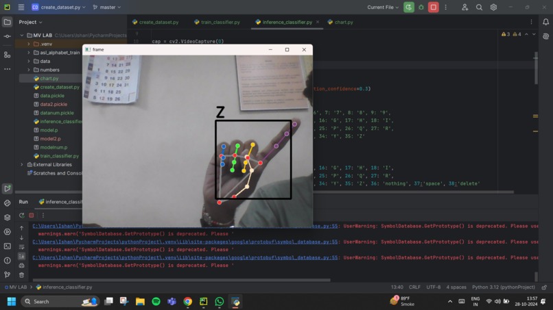 American Sign Language Detection – screenshot 1