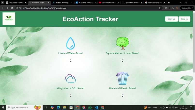 EcoAction Tracker – screenshot 6