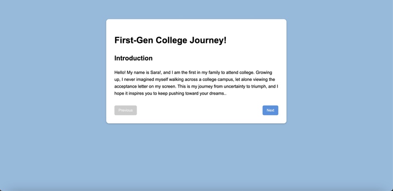 First Gen 101  – screenshot 1