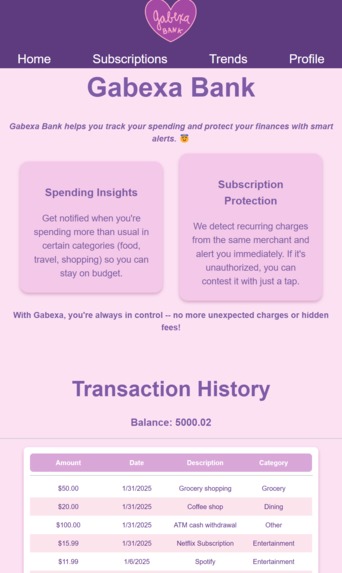 gaBANKxa – screenshot 2