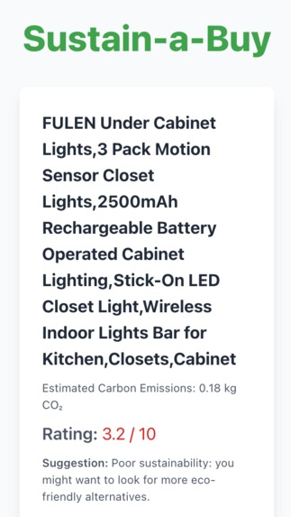 Sustain-a-Buy – screenshot 4