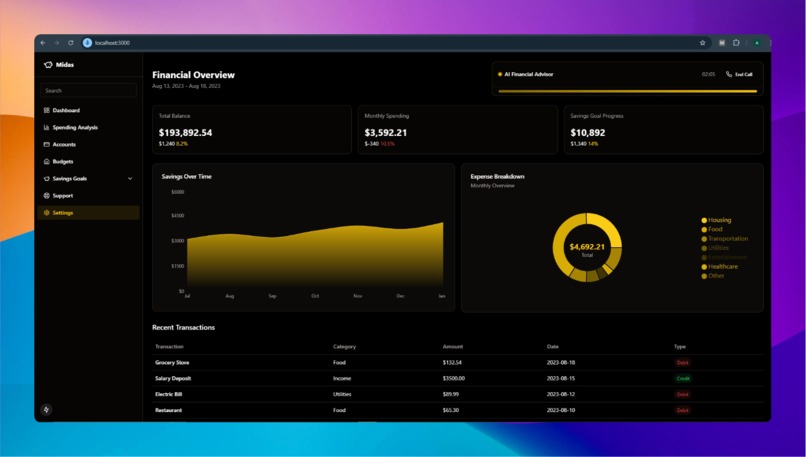 Midas – screenshot 1