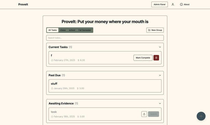 ProveIt – screenshot 1