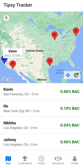 TipsyTracker – screenshot 3