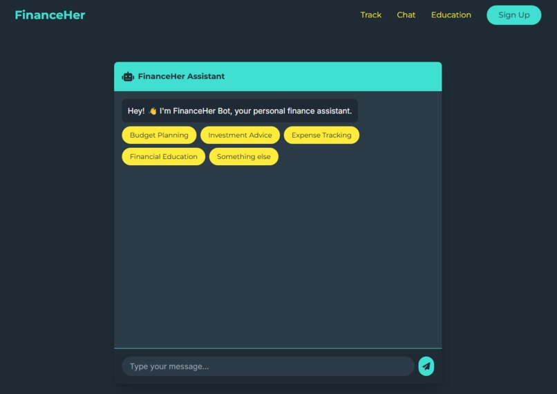 FinanceHer – screenshot 3