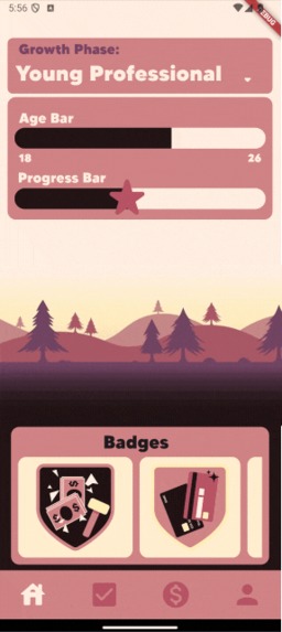 Milestones – screenshot 1