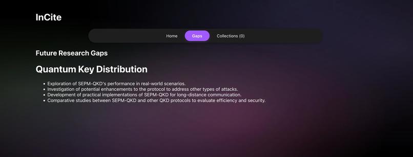 InCite – screenshot 4
