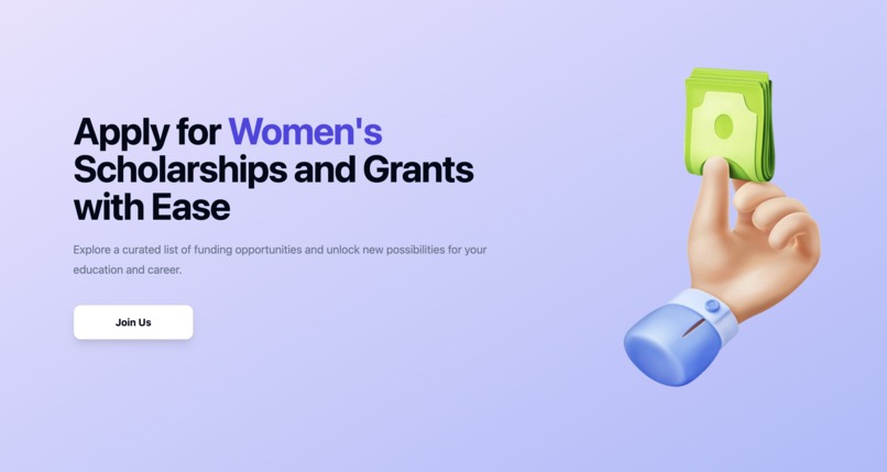 fundHer – screenshot 1