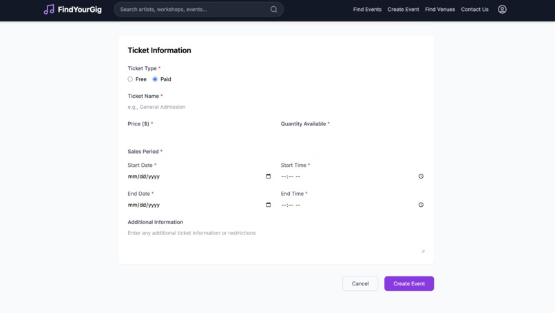 FindYourGig – screenshot 7