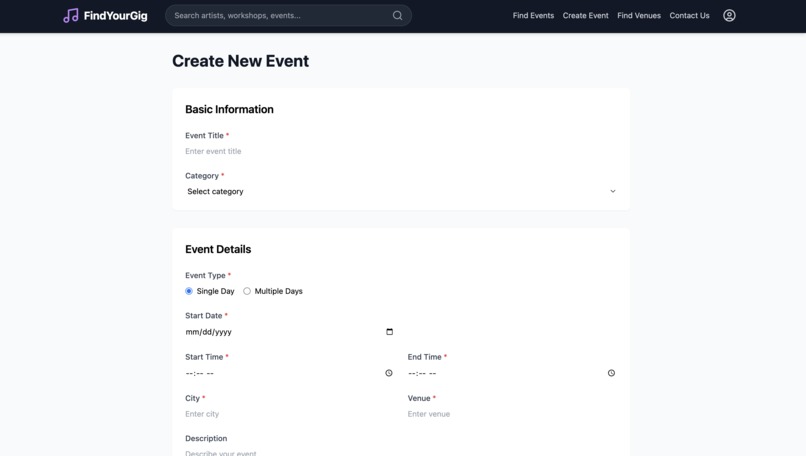 FindYourGig – screenshot 6