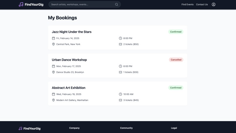 FindYourGig – screenshot 14