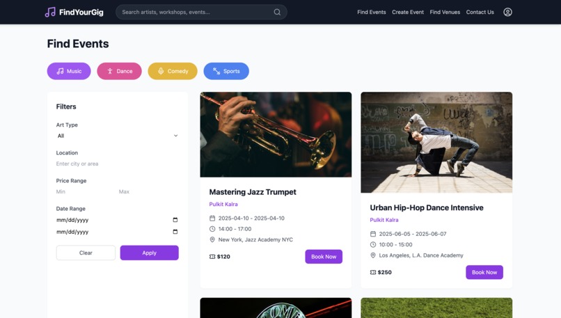 FindYourGig – screenshot 8