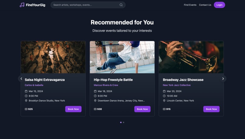 FindYourGig – screenshot 3