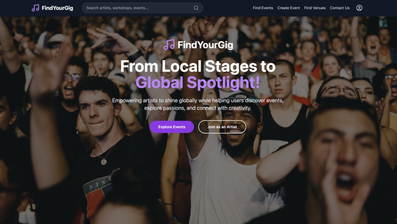 FindYourGig – screenshot 1