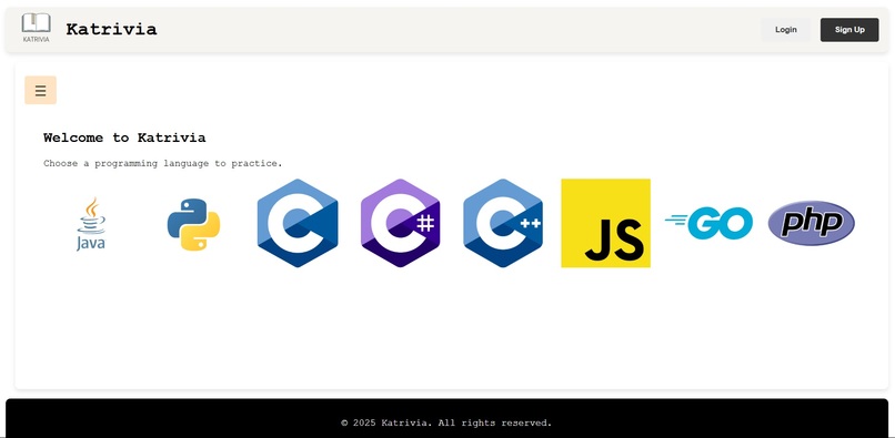 Katrivia - Programming Languages Learning App – screenshot 2