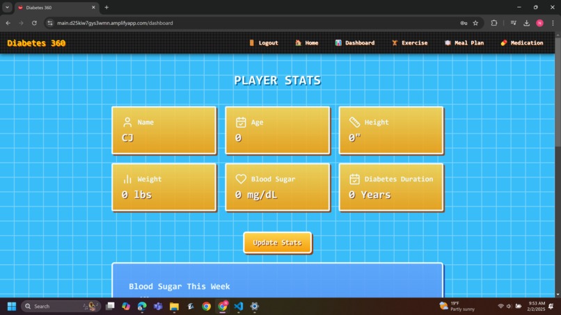 Diabetes 360 – screenshot 1