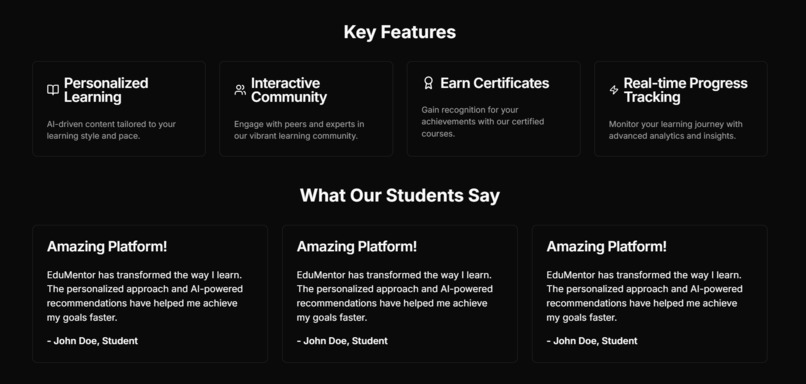 EduMentor – screenshot 2