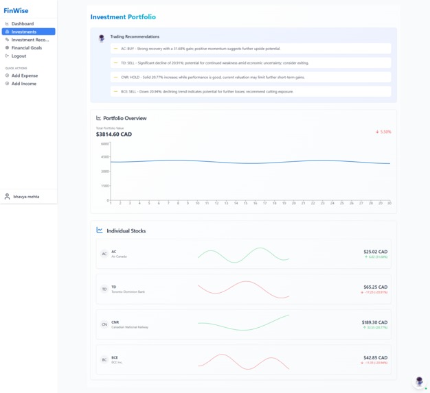 FinWise – screenshot 3