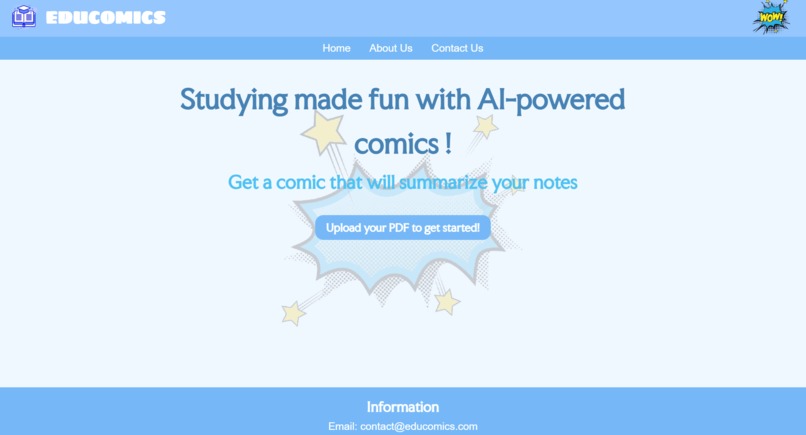 EDUCOMICS – screenshot 1