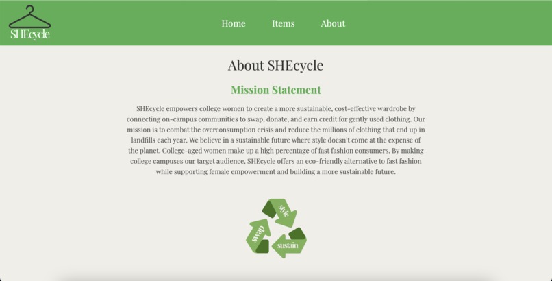 SHEcycle – screenshot 2