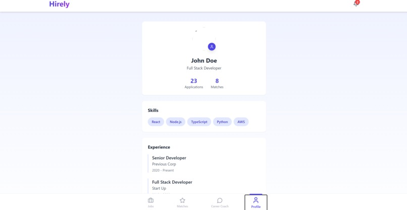 Hirely  – screenshot 4