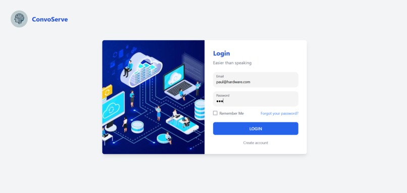 ConvoServe – screenshot 1