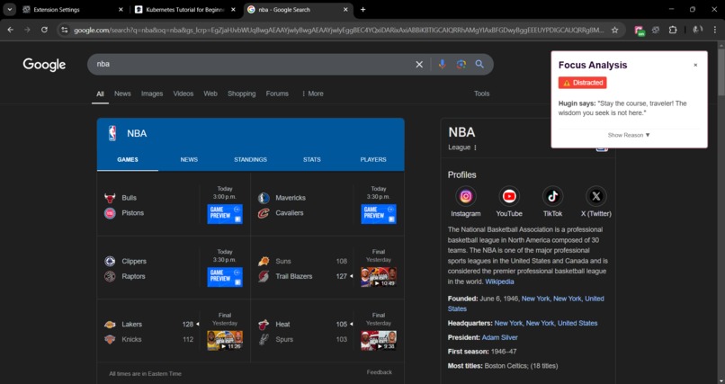 Huginn & Muninn - Remove Distractions when Browsing – screenshot 5