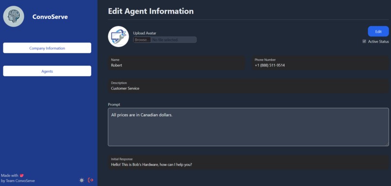 ConvoServe – screenshot 5