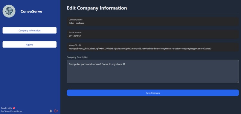 ConvoServe – screenshot 4