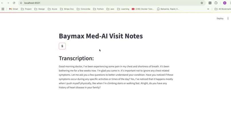 Baymax Med-AI Assistant – screenshot 4