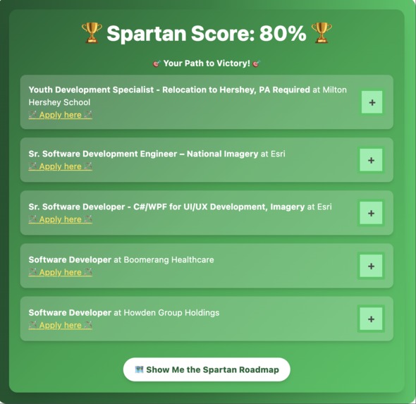 SpartanHire – screenshot 2