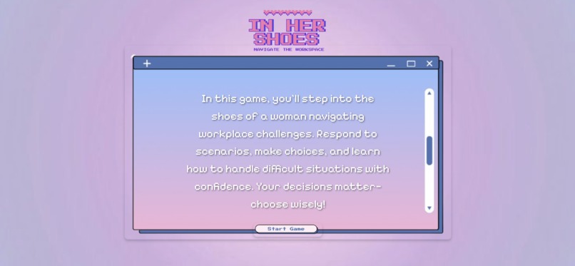 InHerShoes – screenshot 1