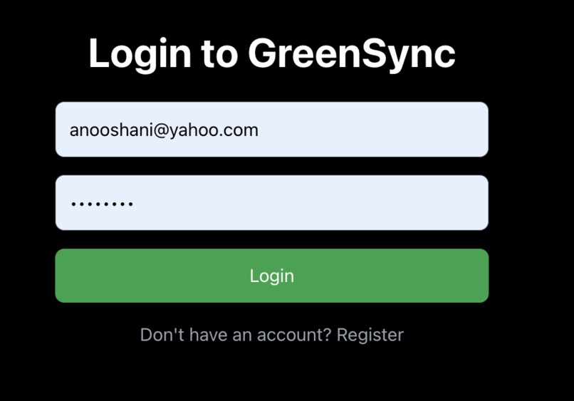 GreenSync – screenshot 2