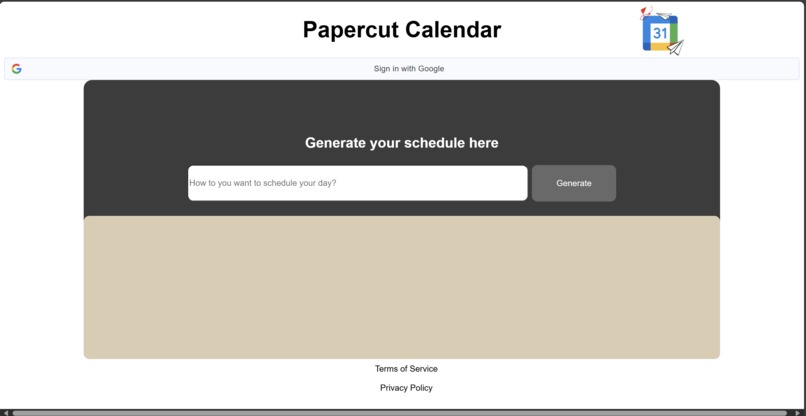 Papercut Calendar – screenshot 1
