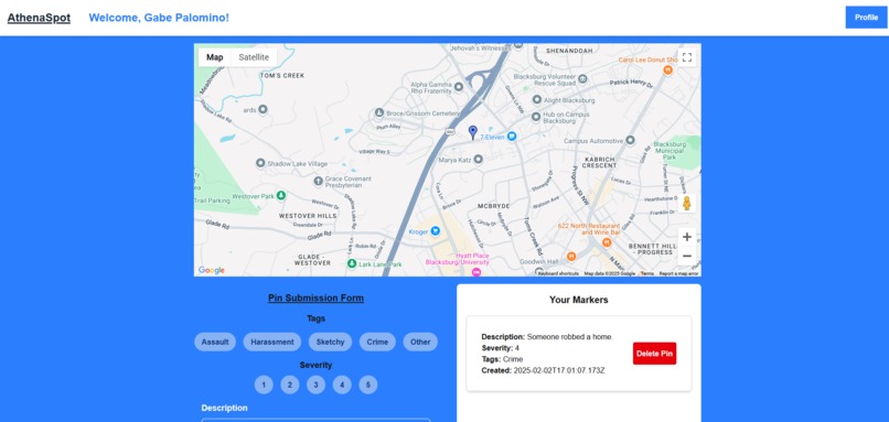 AthenaSpot – screenshot 2