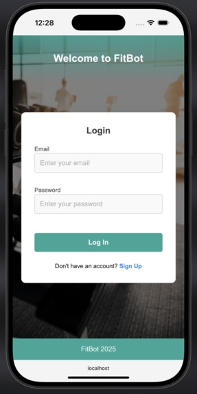 FitBot – screenshot 2