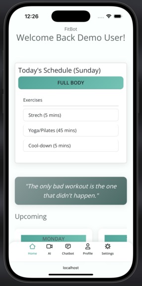 FitBot – screenshot 4