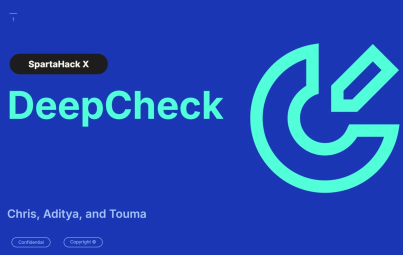 DeepCheck – screenshot 1