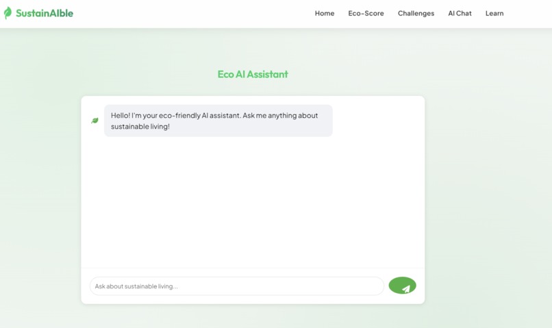 SustainAIble – screenshot 5