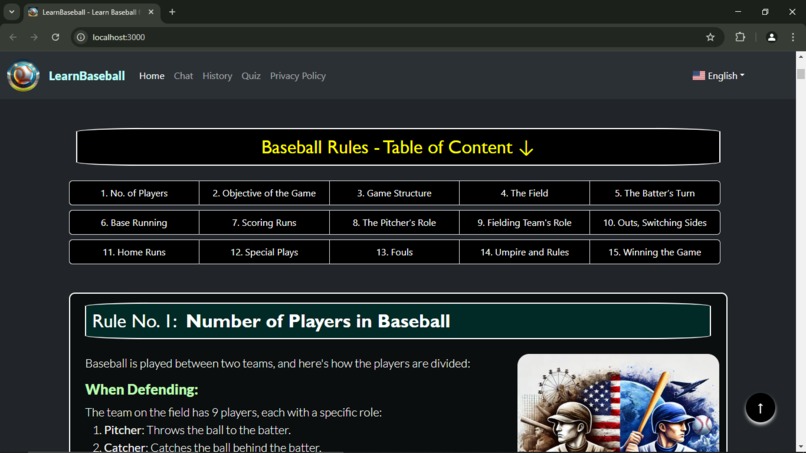 LearnBaseball – screenshot 2